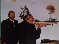 Stander&ouml;ffnungsschie&szlig;en mit B&uuml;rgermeister Alois Heigermoser (1986)